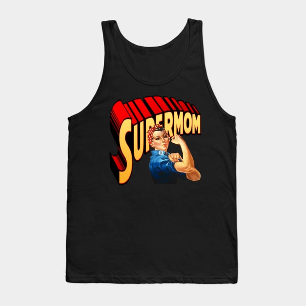 Supermom mom life mommy you are the best Tank Top by Pannolinno